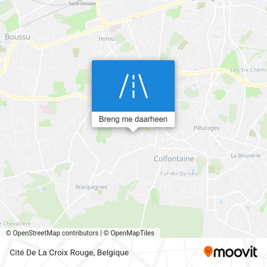 Cité De La Croix Rouge kaart