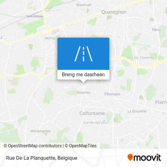 Rue De La Planquette kaart