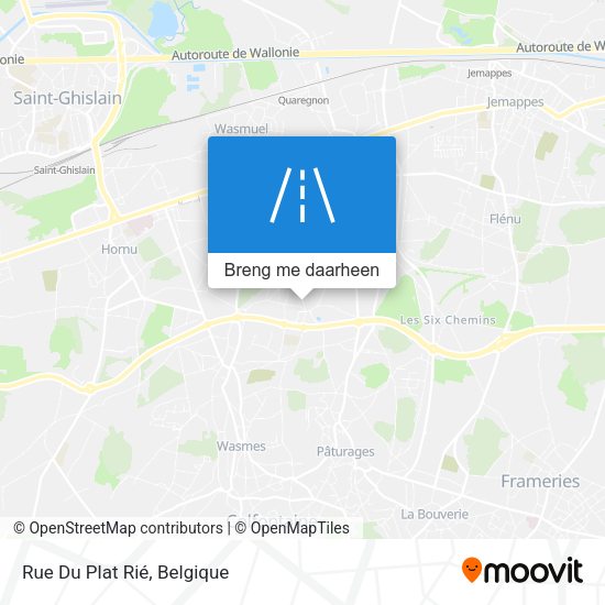 Rue Du Plat Rié kaart