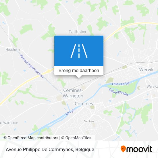 Avenue Philippe De Commynes kaart