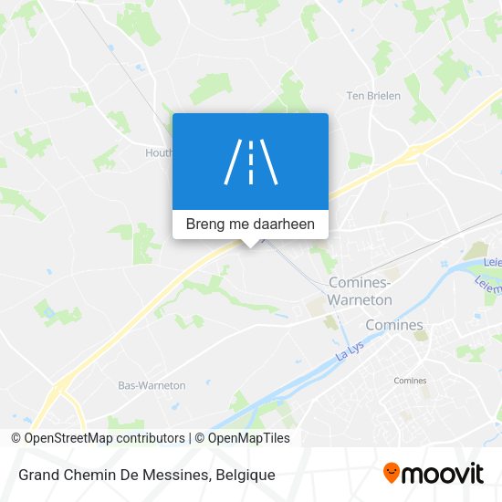 Grand Chemin De Messines kaart