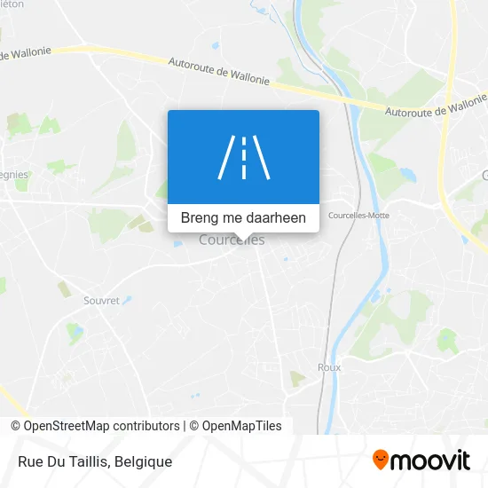 Rue Du Taillis kaart