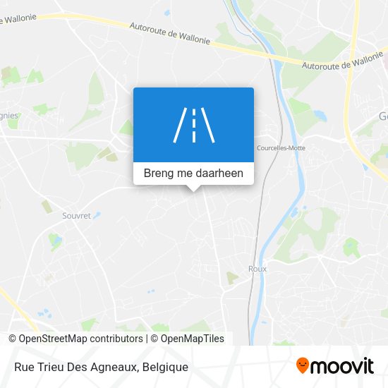 Rue Trieu Des Agneaux kaart
