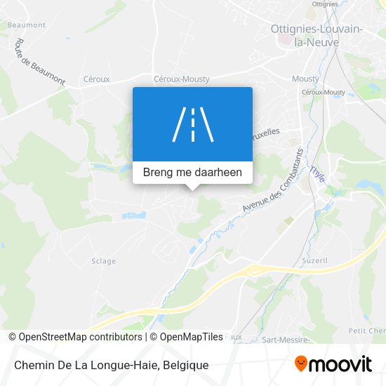 Chemin De La Longue-Haie kaart