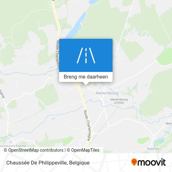 Chaussée De Philippeville kaart