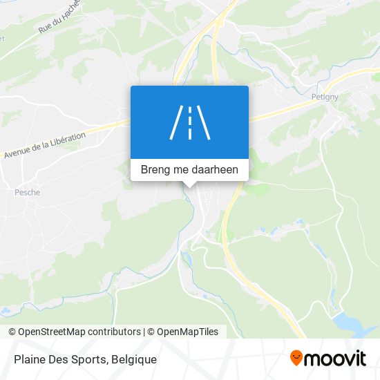 Plaine Des Sports kaart