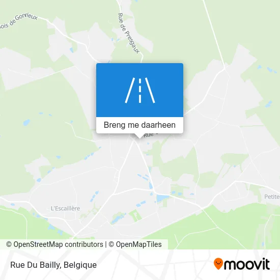 Rue Du Bailly kaart