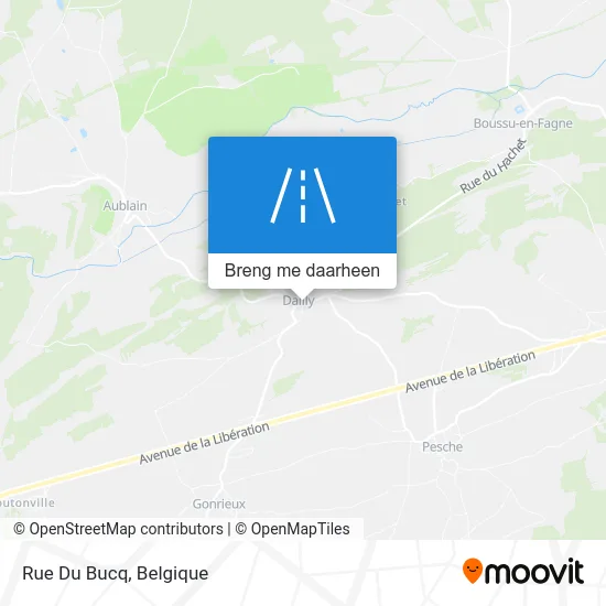 Rue Du Bucq kaart