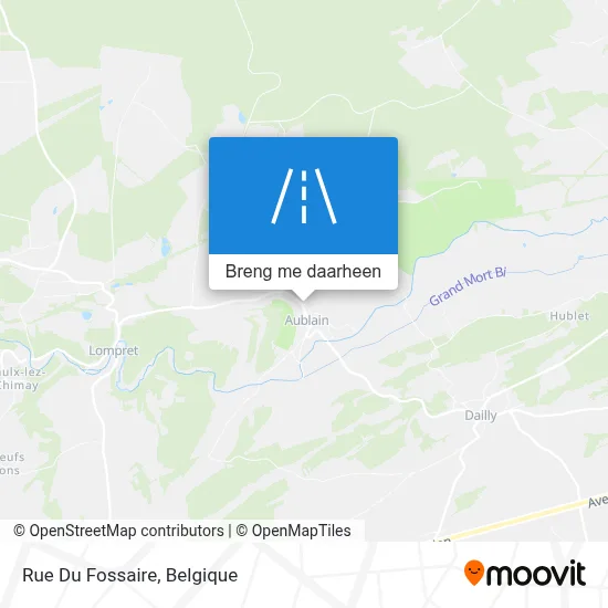 Rue Du Fossaire kaart