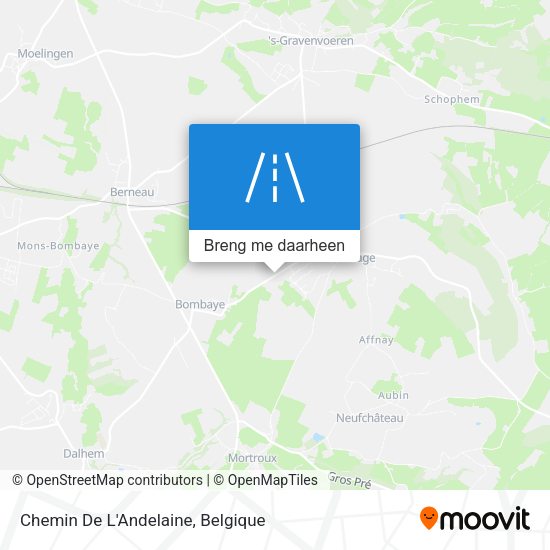 Chemin De L'Andelaine kaart