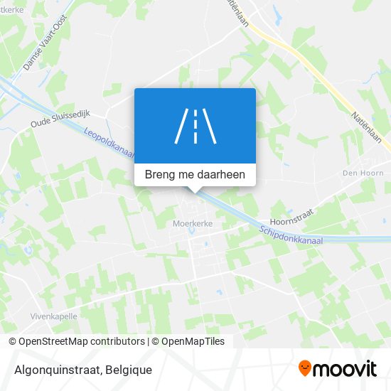 Algonquinstraat kaart