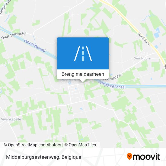 Middelburgsesteenweg kaart