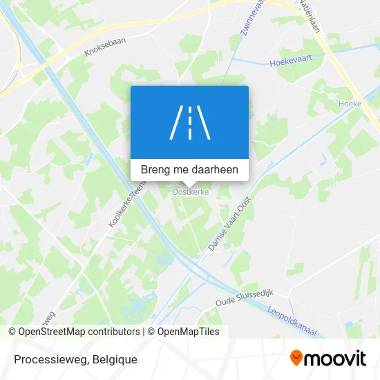 Processieweg kaart