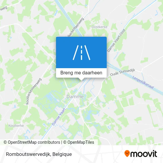 Romboutswervedijk kaart