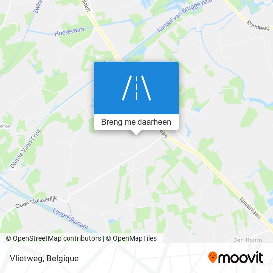 Vlietweg kaart