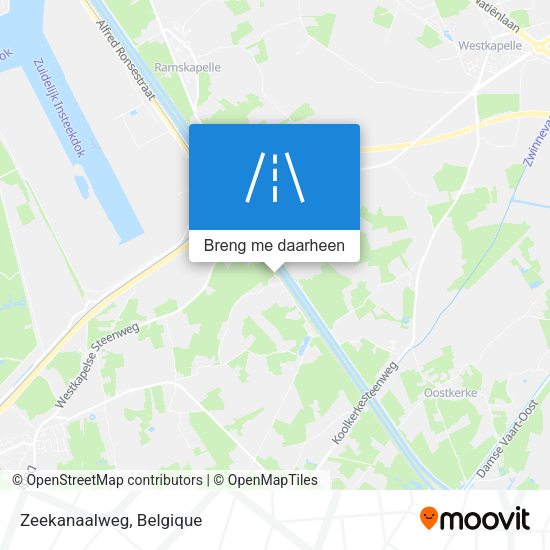 Zeekanaalweg kaart