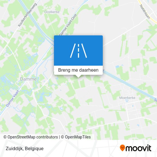 Zuiddijk kaart