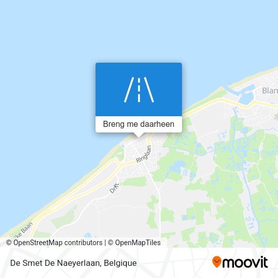 De Smet De Naeyerlaan kaart
