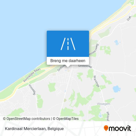 Kardinaal Mercierlaan kaart