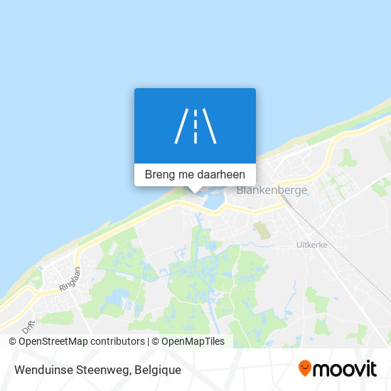 Wenduinse Steenweg kaart