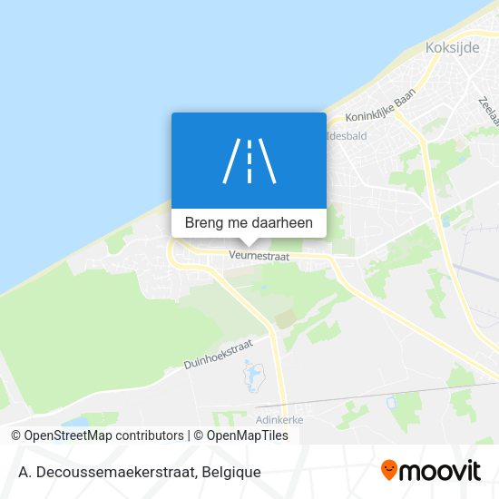 A. Decoussemaekerstraat kaart