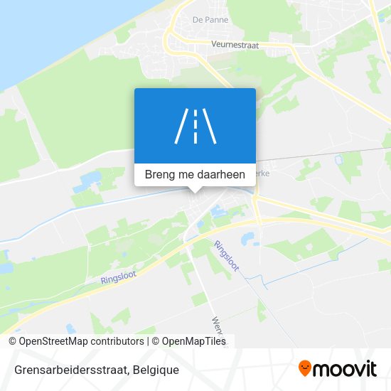 Grensarbeidersstraat kaart