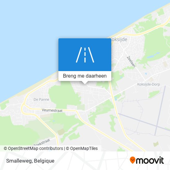 Smalleweg kaart