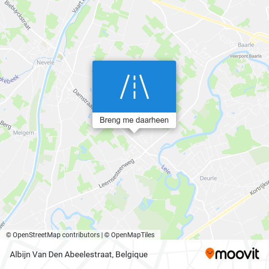 Albijn Van Den Abeelestraat kaart