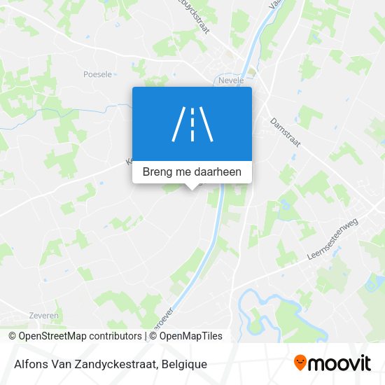 Alfons Van Zandyckestraat kaart
