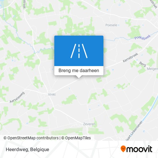 Heerdweg kaart