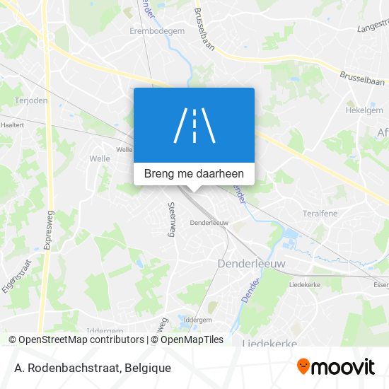 A. Rodenbachstraat kaart