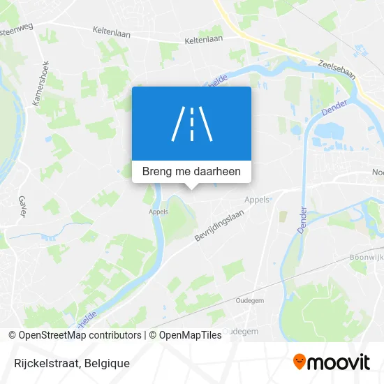 Rijckelstraat kaart