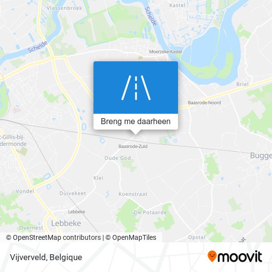 Vijverveld kaart