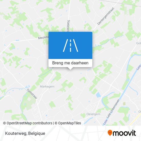 Kouterweg kaart