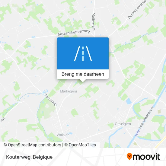 Kouterweg kaart