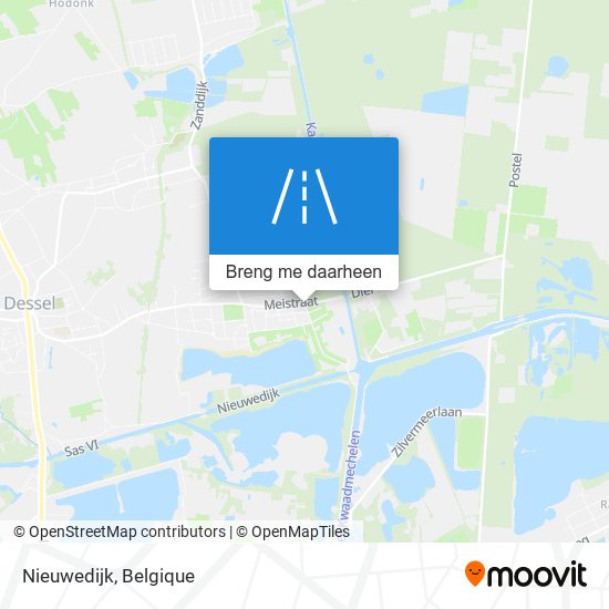 Nieuwedijk kaart