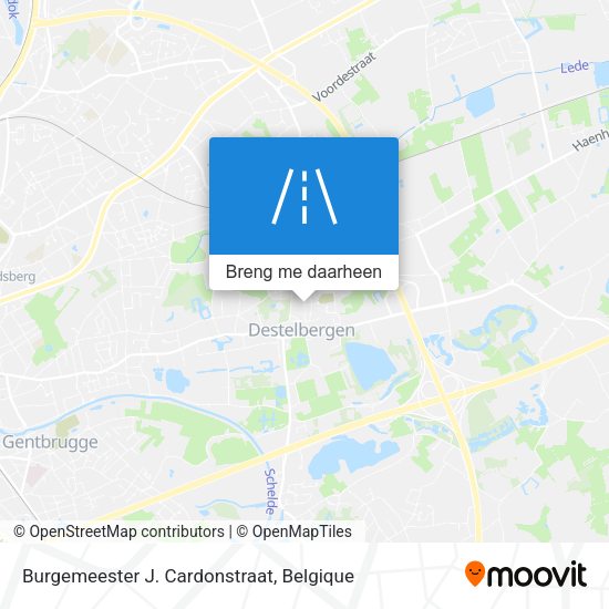 Burgemeester J. Cardonstraat kaart