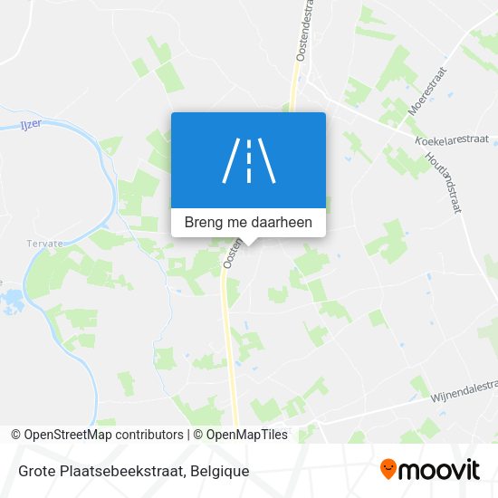 Grote Plaatsebeekstraat kaart