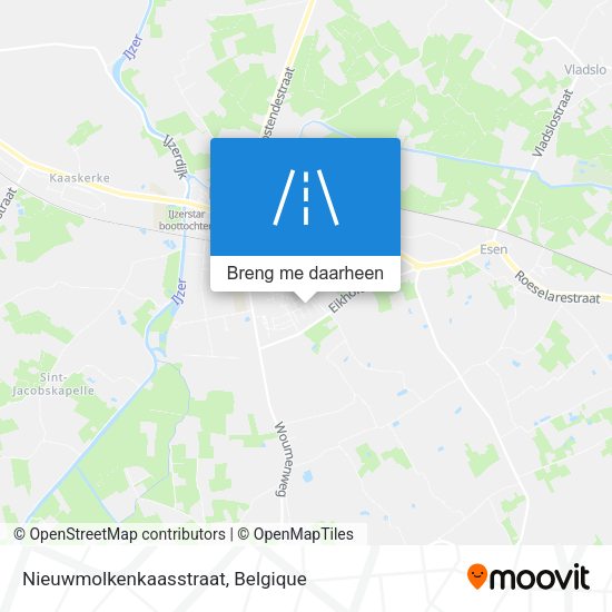 Nieuwmolkenkaasstraat kaart
