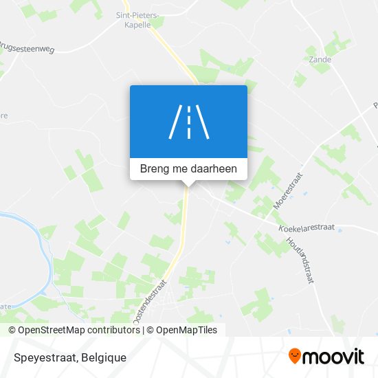 Speyestraat kaart