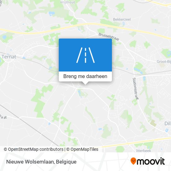 Nieuwe Wolsemlaan kaart