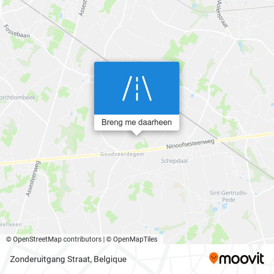 Zonderuitgang Straat kaart