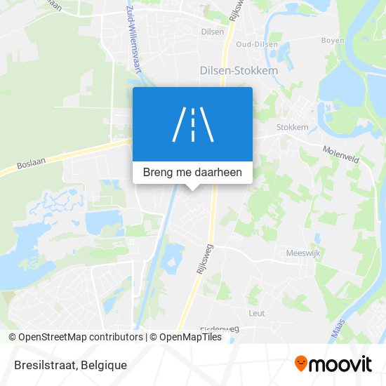 Bresilstraat kaart