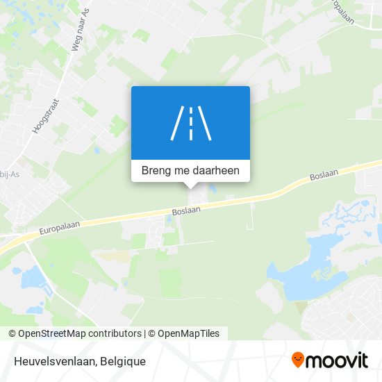 Heuvelsvenlaan kaart