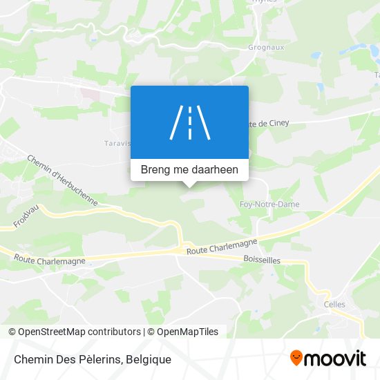 Chemin Des Pèlerins kaart