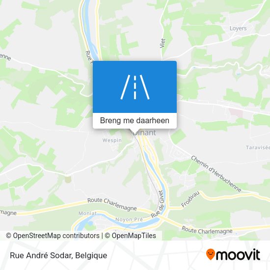 Rue André Sodar kaart