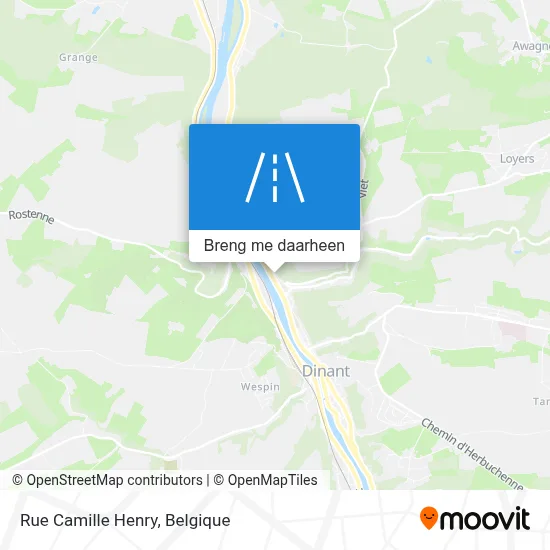 Rue Camille Henry kaart