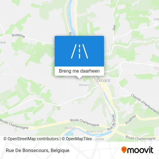 Rue De Bonsecours kaart