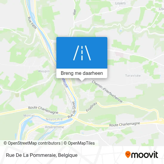 Rue De La Pommeraie kaart