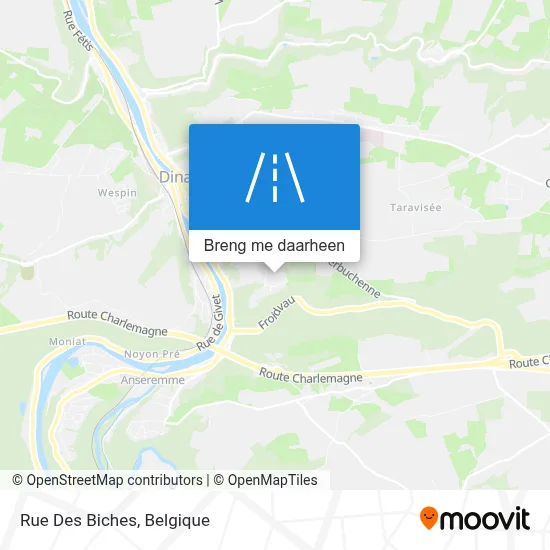 Rue Des Biches kaart